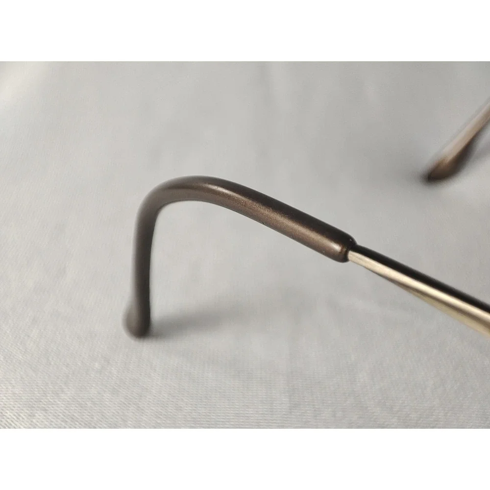 VTG Laura Ashley Ruth Antique Gold Oval Eyeglass Frames 47-20-135 Engraved Japan